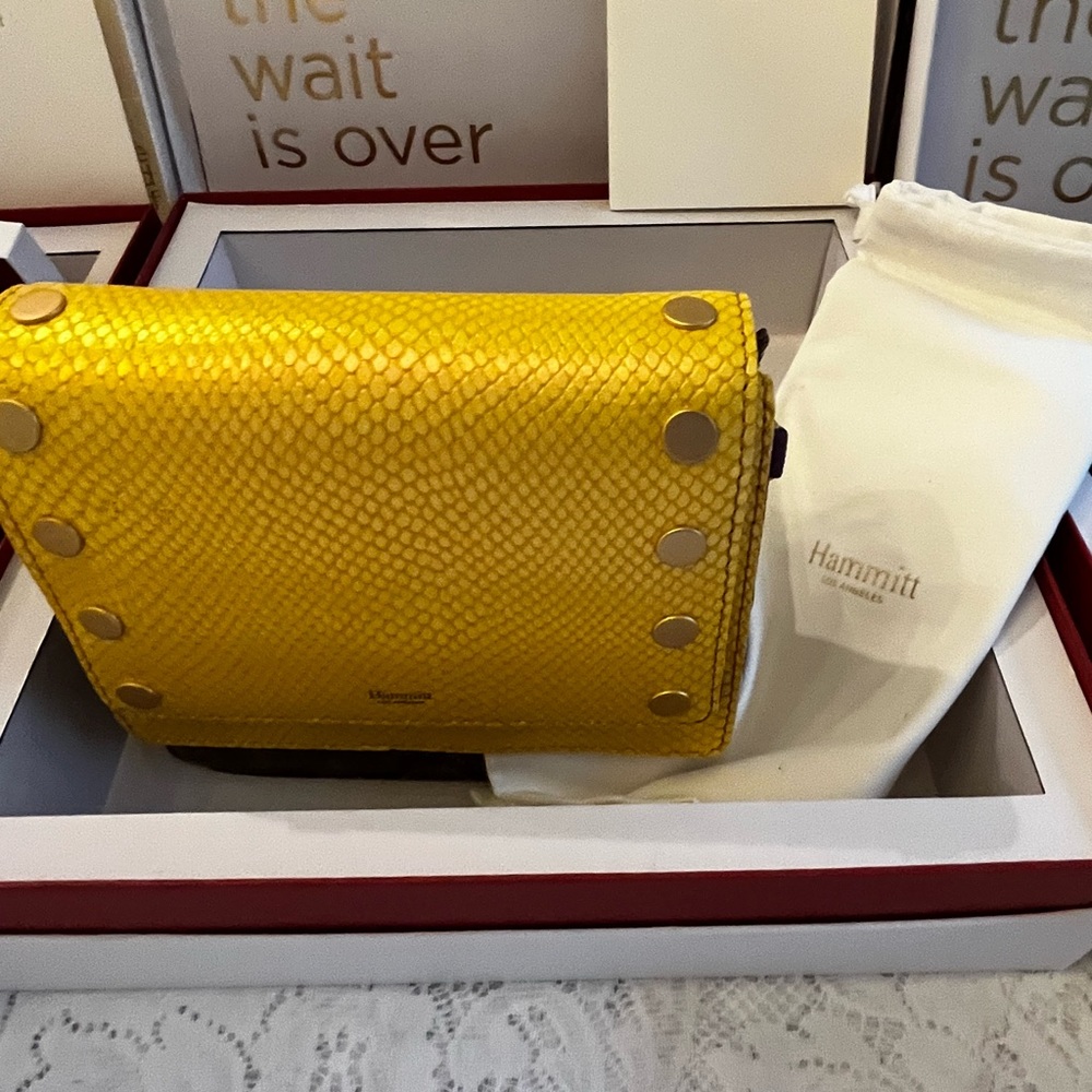 HAMMITT MENDOCINO LEATHER NWT  HAMMITT BOX.